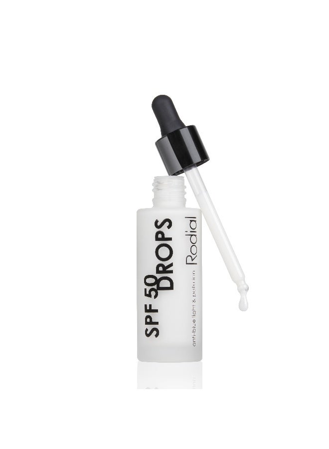 Rodial SPF 50 Drops 31ml – High Protection for Sensitive Skin, Broad Spectrum SPF 50 & Butterfly Bush, Non-Greasy Fluid for UV Damage Relief 31ml - Image 2